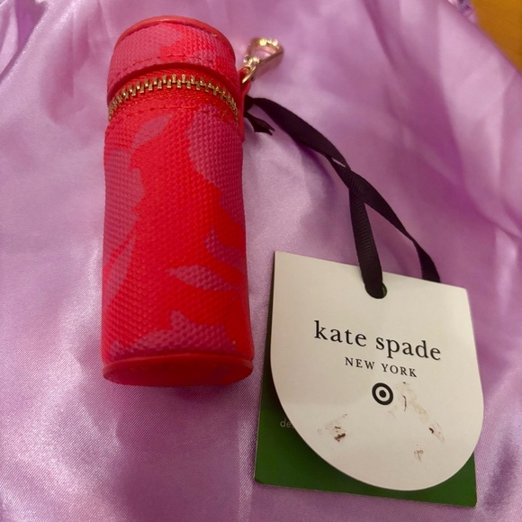 Kate Spade Ref and Purple Lipstick Case of Pill Case - Picture 1 of 4